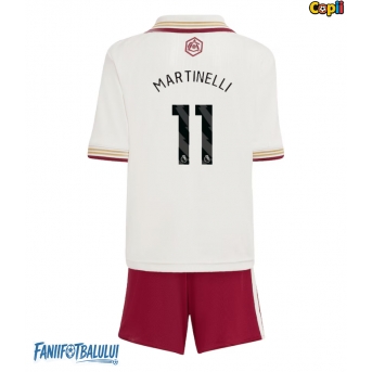 Arsenal Gabriel Martinelli #11 Echipament de Fotbal Replică 2025-26 Copii Treilea (+ Șorturi)